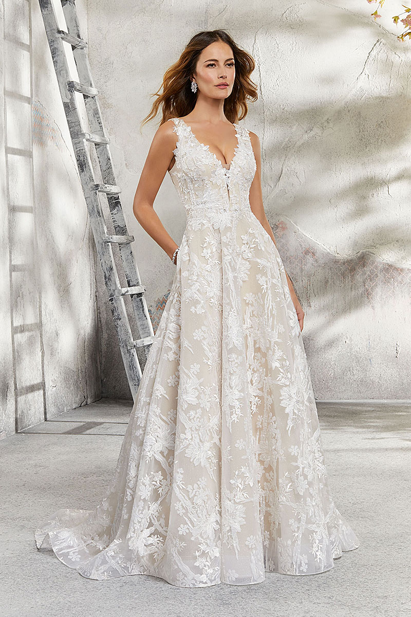 5695 Morilee Tulle Wedding-Gown