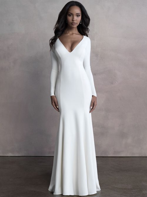 Allure Bridals Open Back Wedding Dress 9801