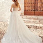 Phoebe Abella Strapless Bridal Gown E105