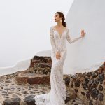 F166 Valentina Wilderly Bride Sheath Dress