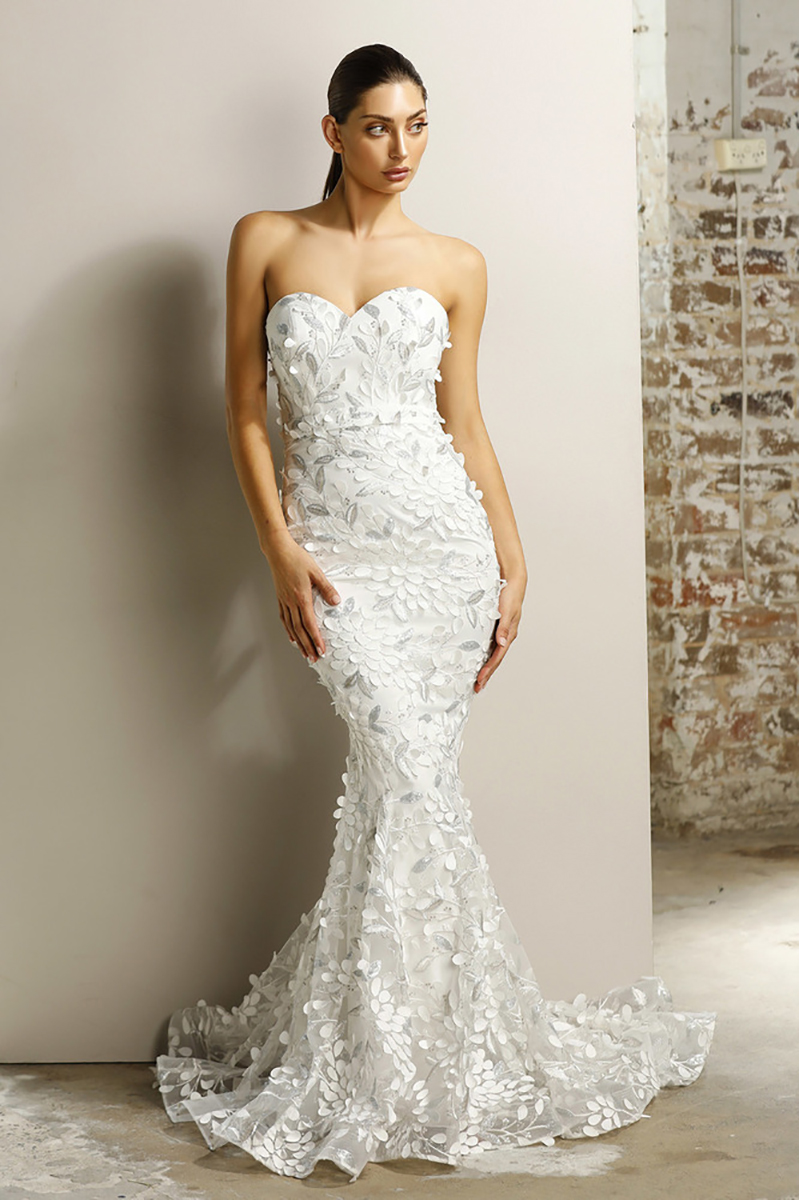 JX1097 Jadore Strapless Fit and Flare ...