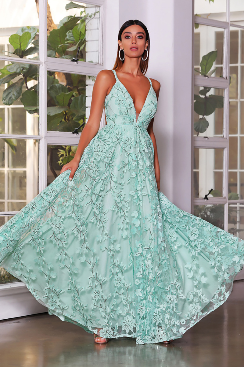 JX4064 Jadore Floral Design Wedding Dress