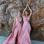 TaniaOlsen TO881 Pink Bridesmaid Dress
