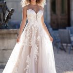 A1102 Allure Bridals strapless A-line gown
