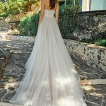 MJ959 'Ivanna' Madison James strapless A-line gown Detachable puffed sleeves