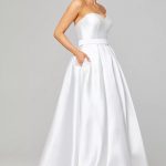 TC303 'Demi' Tania Olsen a structured strapless bodice with a sweetheart neckline