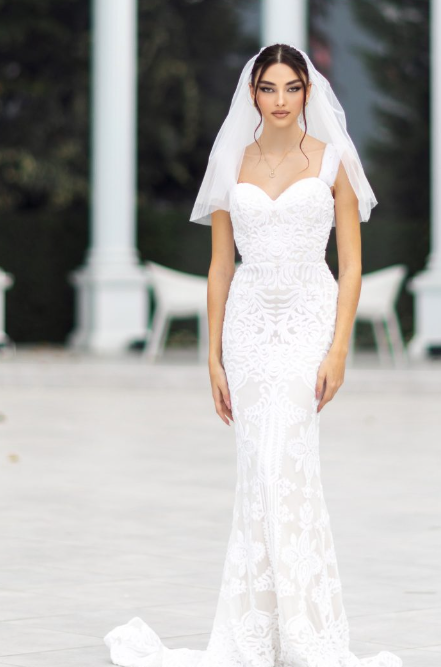 TW103 Tina Holly body-hugging silhouette Wedding Dress