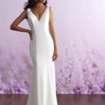 Clean, elegant and minimalist, Bridal Gown