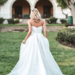 Strapless, A-line Wedding Dress