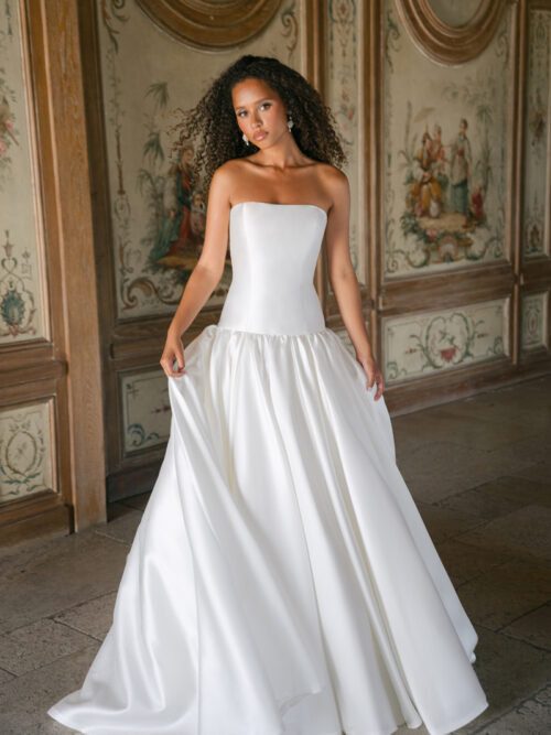 A1412 Allure Bridals Dupioni A-Line Bridal Gown