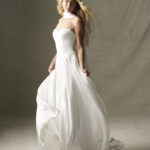 F402 Wilderly Bridal Brisa Satin A-Line Wedding Dress