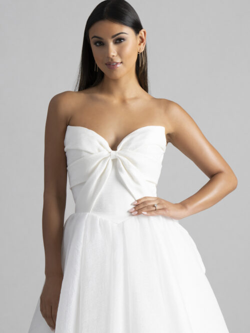 MJ1100 Madison James Farley Organza Ballgown