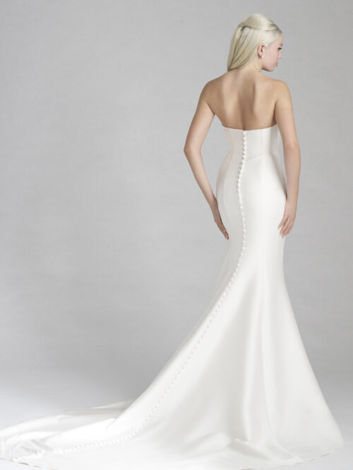MJ1153 Madison James Erin Mikado Sheath Wedding Dress