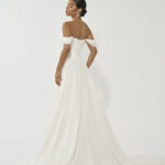 MJ1204 Madison James Dove Chiffon A-Line Bridal Gown