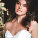 R3756 Allure Romance Mikado Fit and Flare Wedding Dress