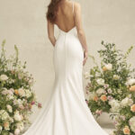 R3902 Allure Romance Minimalist Crepe Sheath Gown